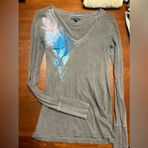 American Eagle long sleeve top size small